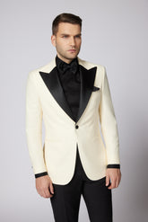 COSTUM CEREMONIE IVORY JAMES SINGLE BREASTED